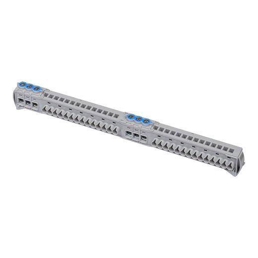 N-Klemme, Resi9 KV, 2x17 Anschl�sse, 63A