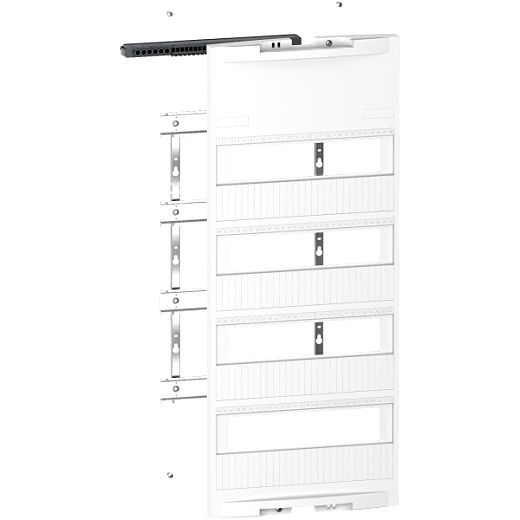 Resi9 KV Frontset, 4 Reihen (Rahmen, Einschubkass., Klemmenl