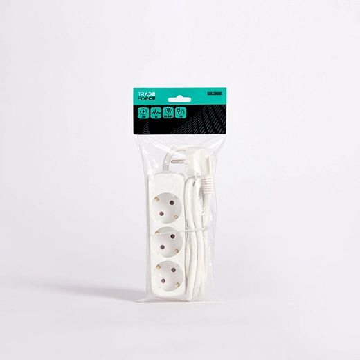 3-fach Tischverteiler Schuko 16A/250V IP20 Wei� 1,4m