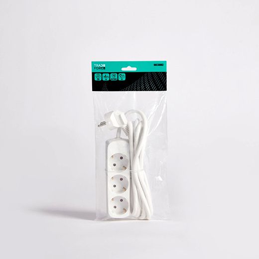 3-fach Tischverteiler Schuko 16A/250V IP20 Wei� 3m