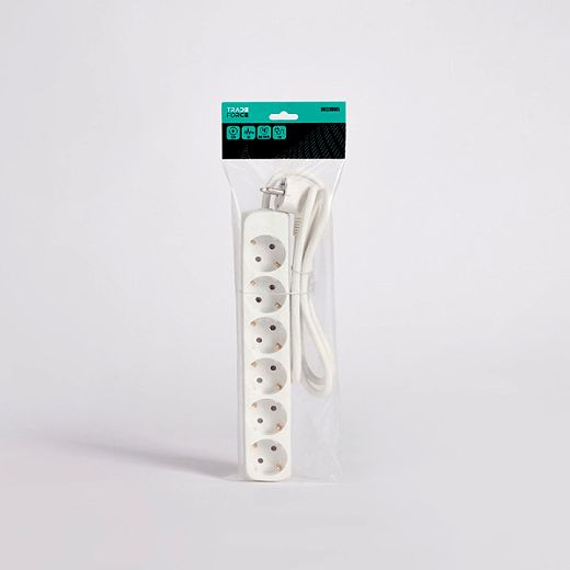 6-fach Tischverteiler Schuko 16A/250V IP20 Wei� 1,4m