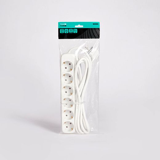 6-fach Tischverteiler Schuko 16A/250V IP20 Wei� 3m