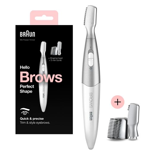 Pr�zisionstrimmer Mini f. Augenbrauen Batterie 3Aufs. ws-si