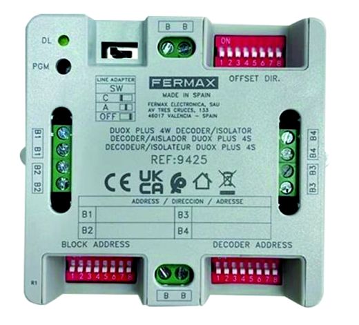 DUOX plus Decoder- Isolator 4Ausg�nge, 5TE