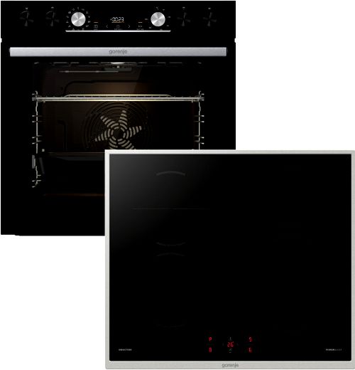 E-Herd Set: BCIX6737E05BG + GI6400BXDE schwarz-ed