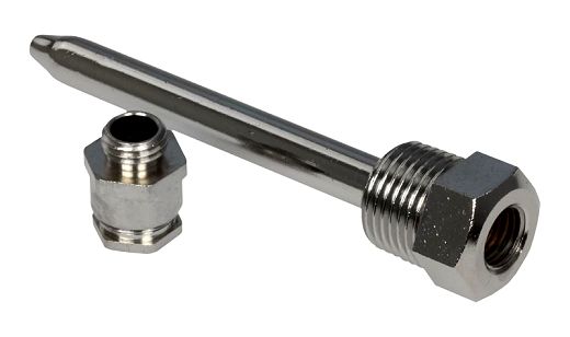 Tauchh�lse 55mm V4A (1.4571) Durchmesser InnenxAu�en 8x10mm