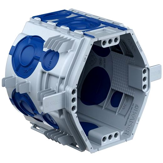 Unterputz, Ger�te-Verbindungsdose UP1, ECON Fix, luftdicht, mit Klemmrippen