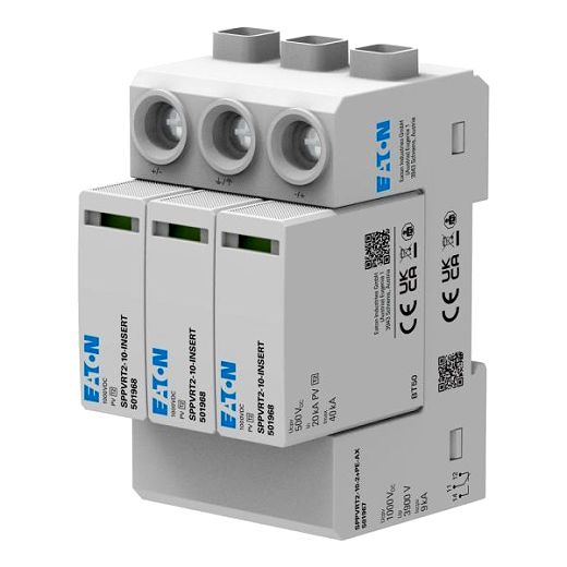 �berspannungsableiter, steckbar, 1000V DC, T2, 2p+PE