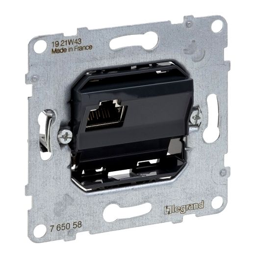 SEANO Einsatz Datendose RJ45,Kat. 6A, STP, geschirmt