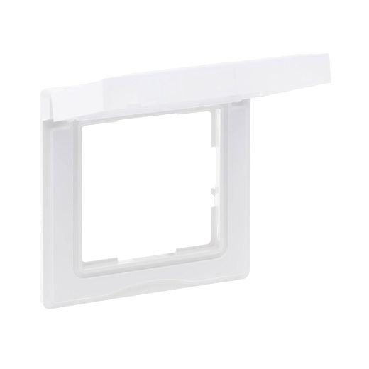 SEANO 1-fach Rahmen mit Klappdeckel IP44 in Farbausf�hrung U