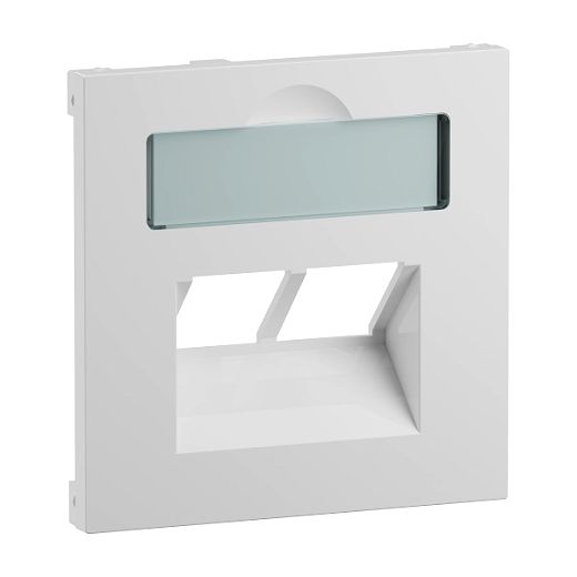 SEANO Abdeckung 2x RJ45 f�r Datendosen Fremdfabrikate, Farbe
