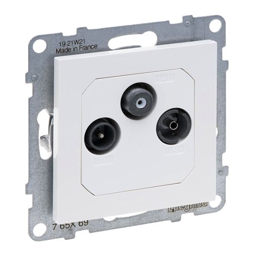 SEANO Enddose TV-R-SAT f�r HD-TV in der Farbausf�hrung Ultra