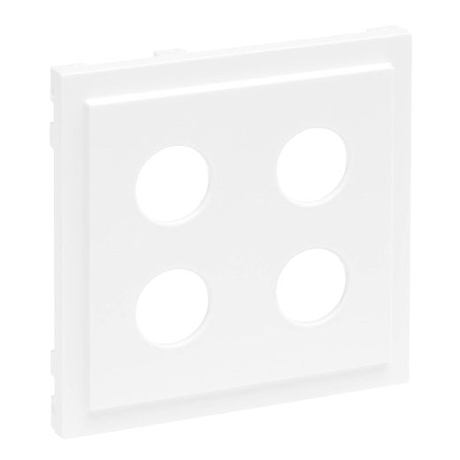 SEANO Abdeckung Lautsprecher 2-fach mit 4 mm-Buchse, Farbe: