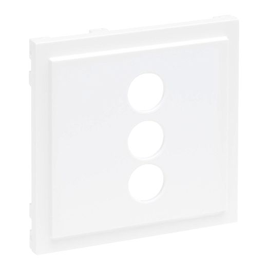 SEANO Abdeckung f�r 3-fach RCA(Cinch)-Anschlussdose, Farbe: