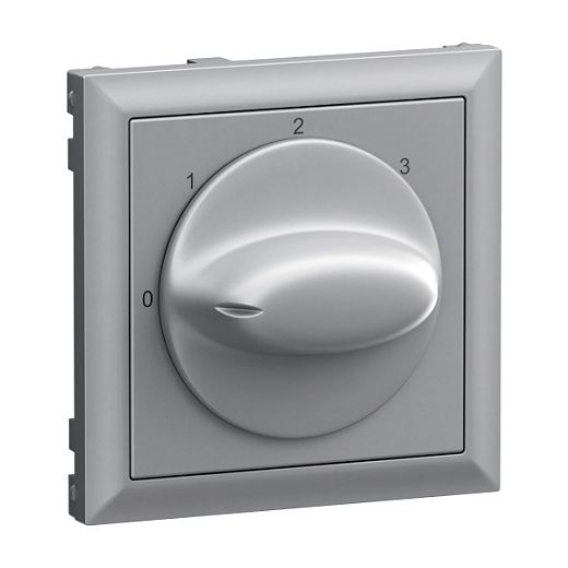 SEANO Abdeckung f�r 3-Stufenschalter (0,1,2,3), Farbe: Alumi