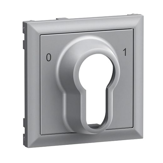 SEANO Abdeckung f�r DIN-Schl�sselschalter 0 1, Farbe: Alum