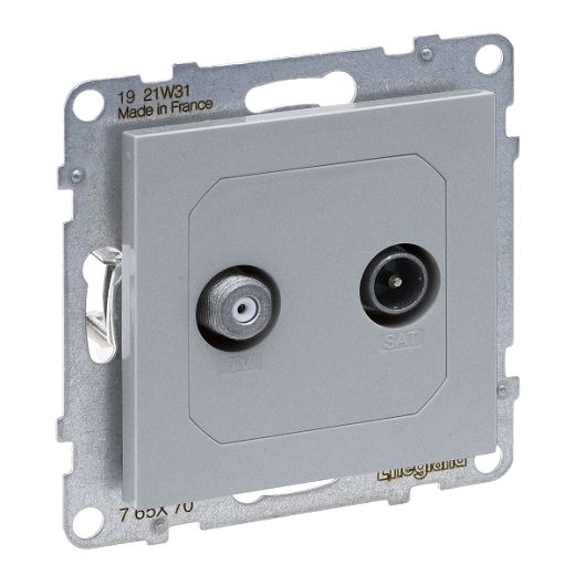 SEANO Einzeldose TV-SAT f�r 2Kabel und HD-TV in der Farbe A