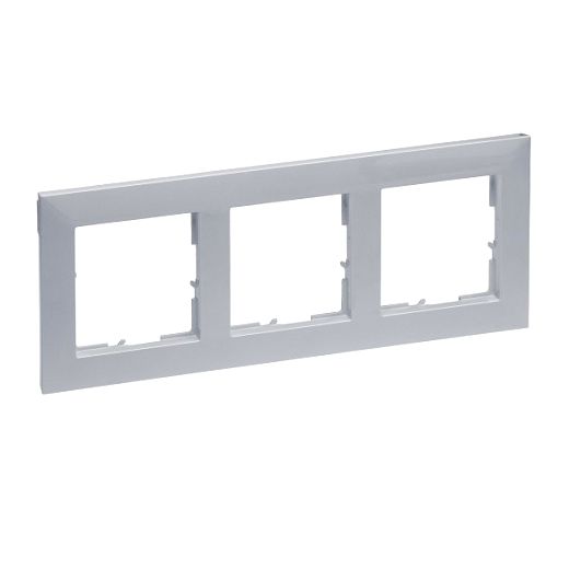SEANO 3-fach Rahmen in der Farbausf�hrung Aluminium lackiert