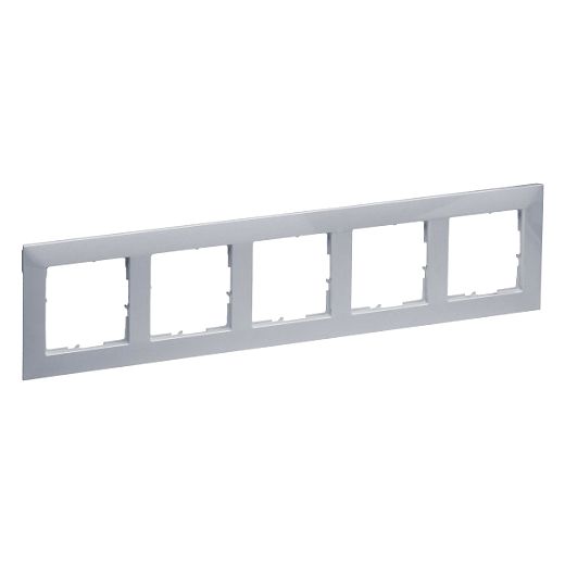 SEANO 5-fach Rahmen in der Farbausf�hrung Aluminium lackiert