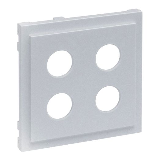SEANO Abdeckung Lautsprecher 2-fach mit 4 mm-Buchse, Farbe: