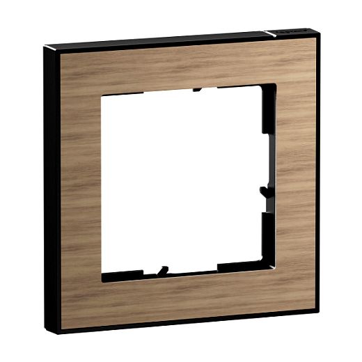 SEANO+ 1-fach Rahmen mit Echtmaterialoberfl�che, Farbausf�hr