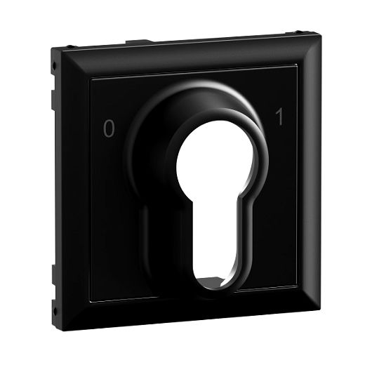 SEANO Abdeckung f�r DIN-Schl�sselschalter 0 1, Farbe: Schw