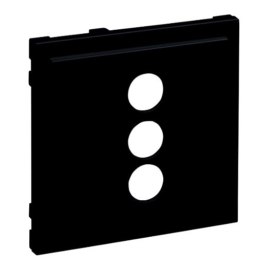 SEANO Abdeckung f�r 3-fach RCA(Cinch)-Anschlussdose, Farbe: