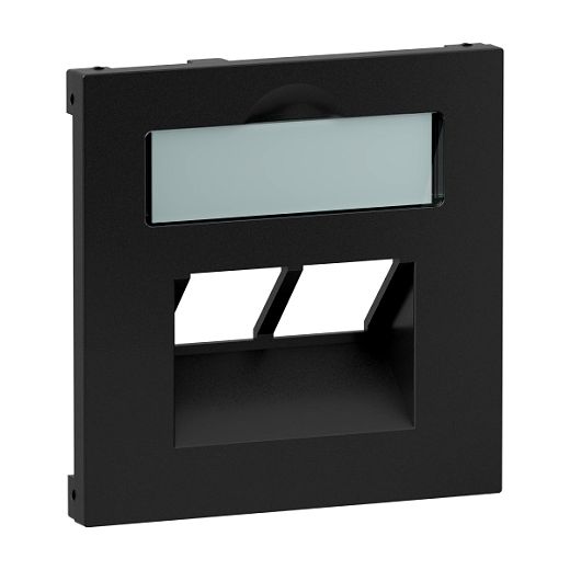 SEANO Abdeckung 2x RJ45 f�r Datendosen Fremdfabrikate, Farbe