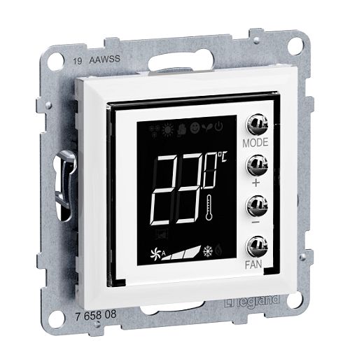 Seano MyHome Thermostat mit Display inkl. Abdeckung in der F