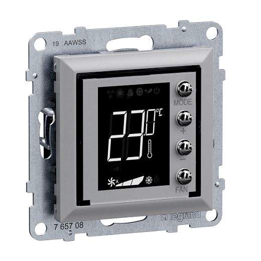 Seano MyHome Thermostat mit Display inkl. Abdeckung in der F