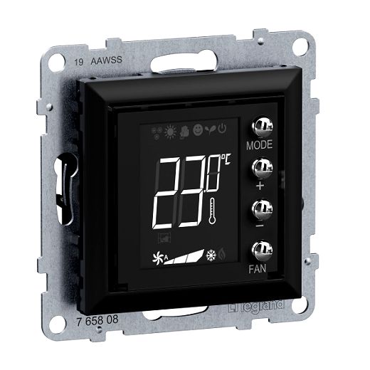 Seano MyHome Thermostat mit Display inkl. Abdeckung in der F