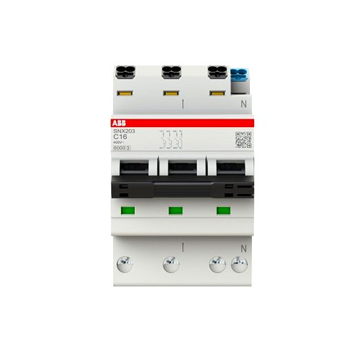 FlexLine Leitungsschutzschalter 3+N-polig Charakteristik C 1