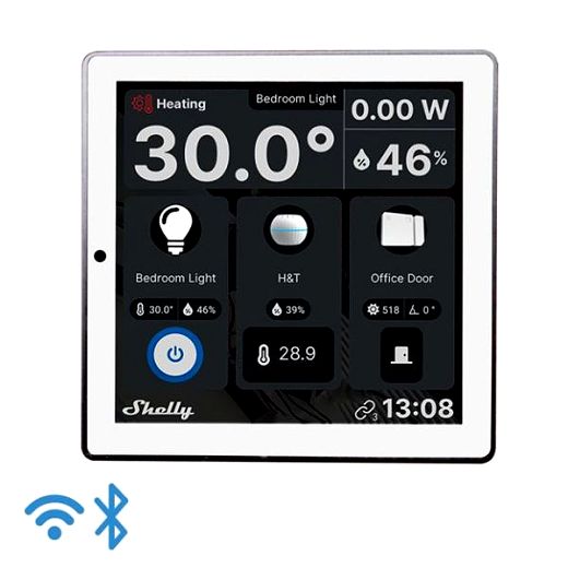 Shelly Unterputz ''Wall Display'' Android WLAN schwarz