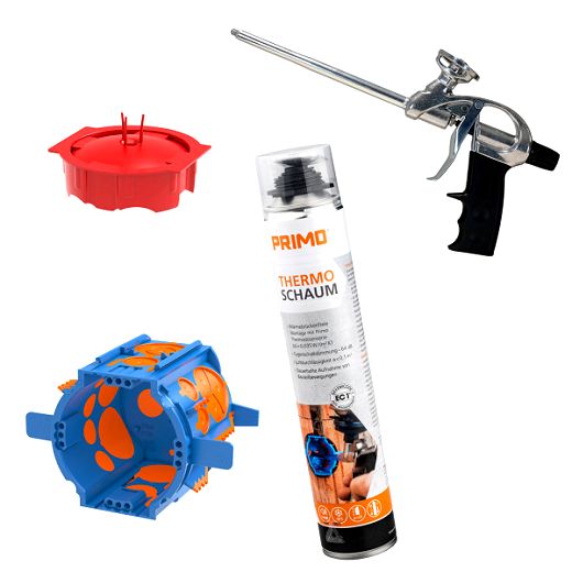 Thermodosen-Set THDS-70-S3, Unterputz Ger�tedose-Verbindungs