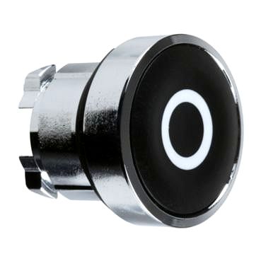 Drucktaster, Frontelement, Harmony XB4, Metall, 22mm, schwar