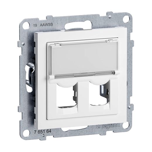 SEANO 2-fach Adapter f�r Systimax Datendosen, Farbausf�hrung