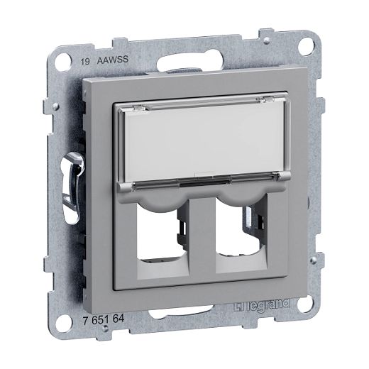 SEANO 2-fach Adapter f�r Systimax Datendosen, Farbausf�hrung