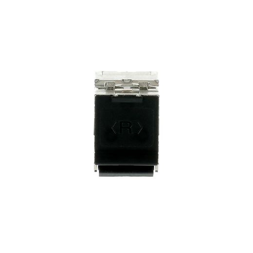 Modular Jack Einsatz KeystoneCat 6a RJ45 iso 25/10G silber
