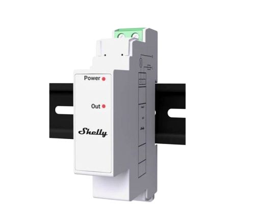 Shelly Hutschiene Zubeh�r ''Pro 3EM Switch Add-on'' Relais m