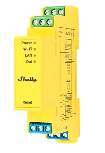 Shelly Hutschiene ''Pro RGBWWPM'' LED Lichtcontroller Messf