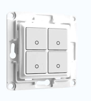 Shelly Unterputz Zubeh�r ''Wall Switch 4'' Wandtaster 4-fach