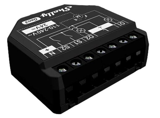 Shelly Unterputz ''2PM Gen3''Relais max 16A 2 Kanal WLAN BT