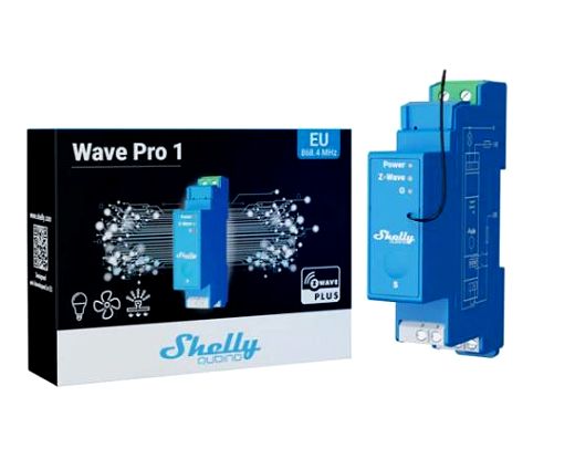Shelly Hutschiene ''Wave Pro 1'' Relais max. 16A 1 Phase 1x