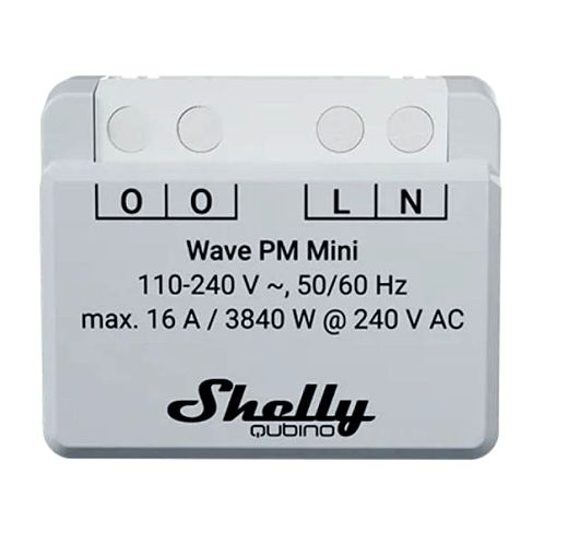 Shelly Unterputz ''Wave PM Mini'' Relais max. A 1 Kanal Z-