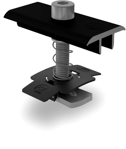 XS Modulmittelklemme Set 30 mm, schwarz eloxiert