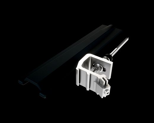 PREVARIO Solarhalter Sunny Spezial 12x250 mm,02 P.10 anthr.