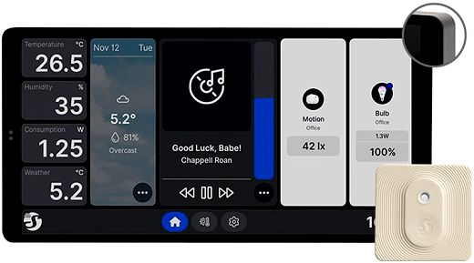 Shelly Unterputz Android WLAN Silber