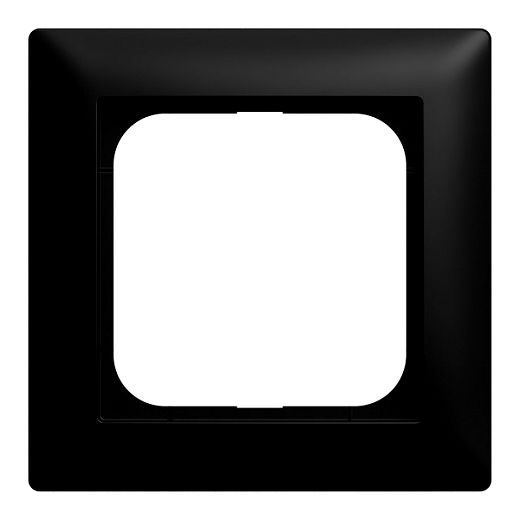 Abdeckrahmen 1-fach schwarz matt - balance�SI