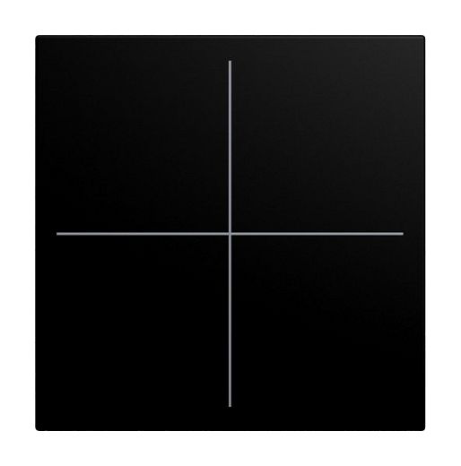 Abdeckung f�r Keypad 4-fach schwarz matt - balance�SI