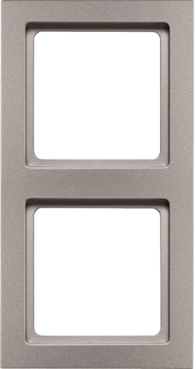 Q.3 Rahmen 2fach alu samt